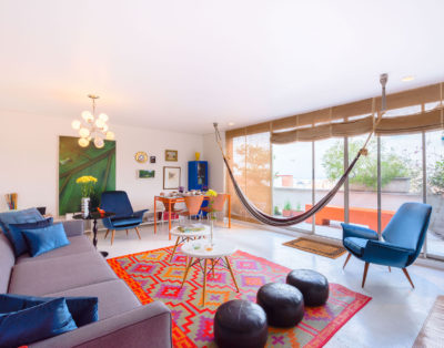 Apt Bogota – Moderno y Colorido – Barrio Rosales